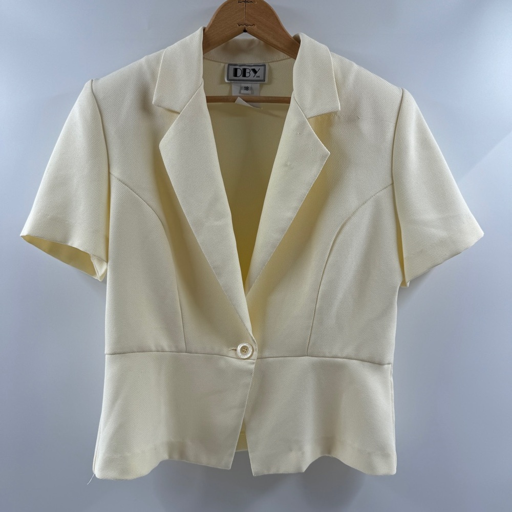 DBY Y2K Ivory Ruffle Dress Coverup Size Kids 18 (Fits Women’s XS/S)